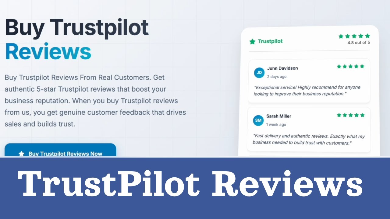 Buy Trustpilot Reviews - Trustpilot Reviews