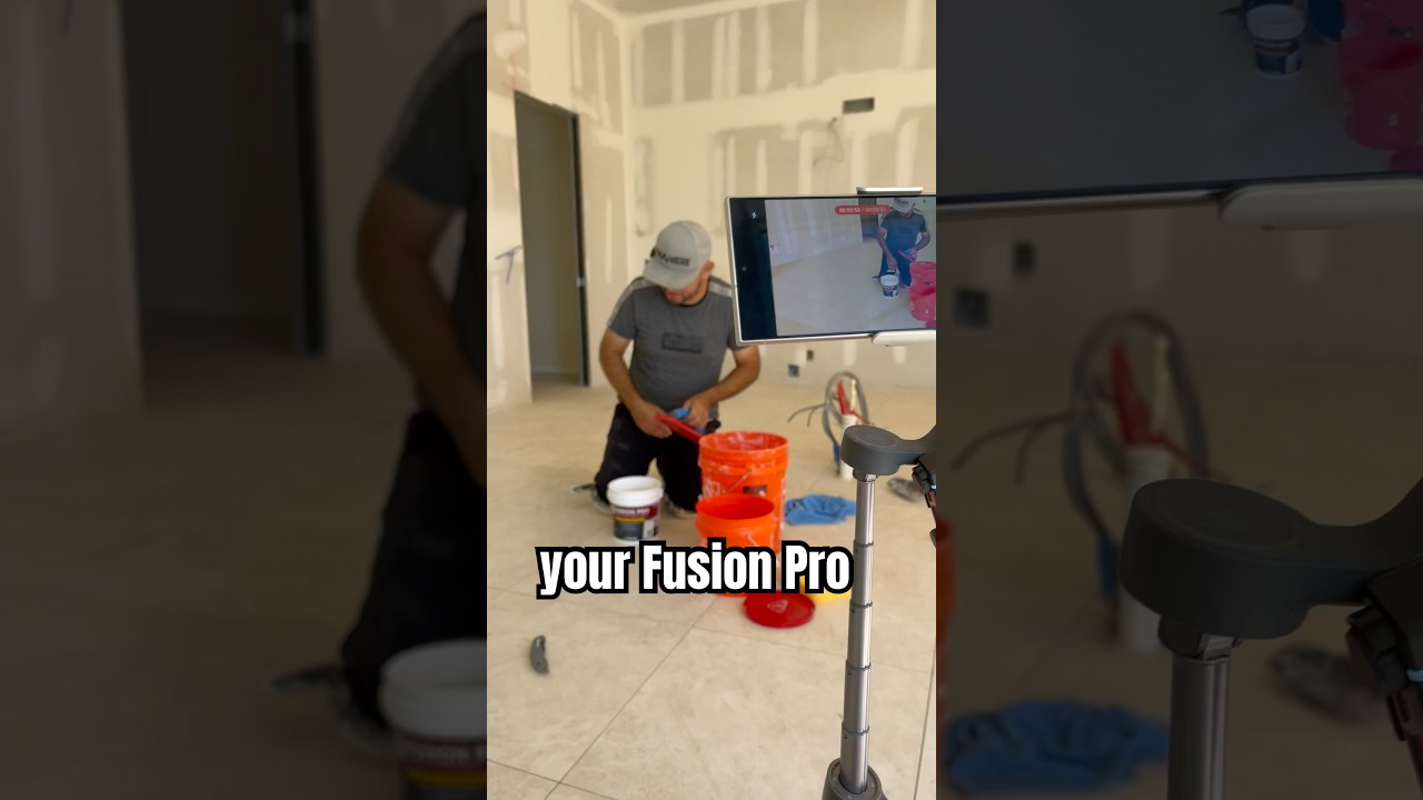 Fusion Pro Grout with 