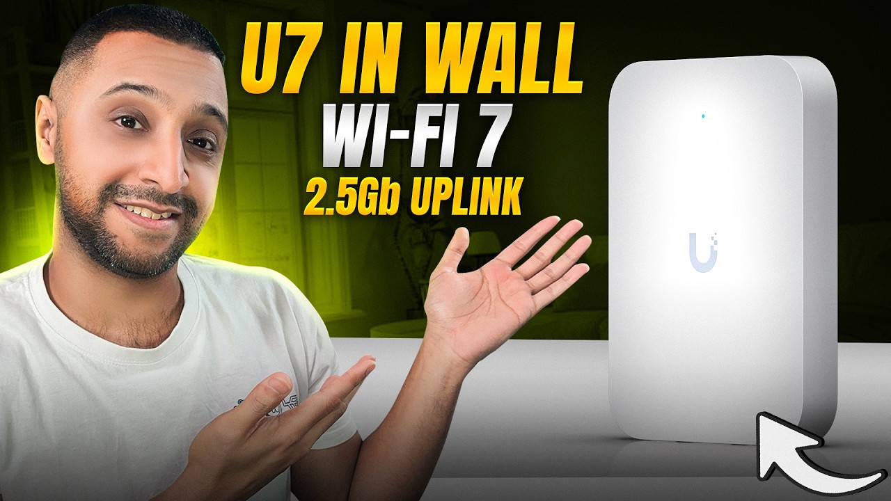 U7 InWall — лучшая точка доступа WiFi 7 для частных пространств!