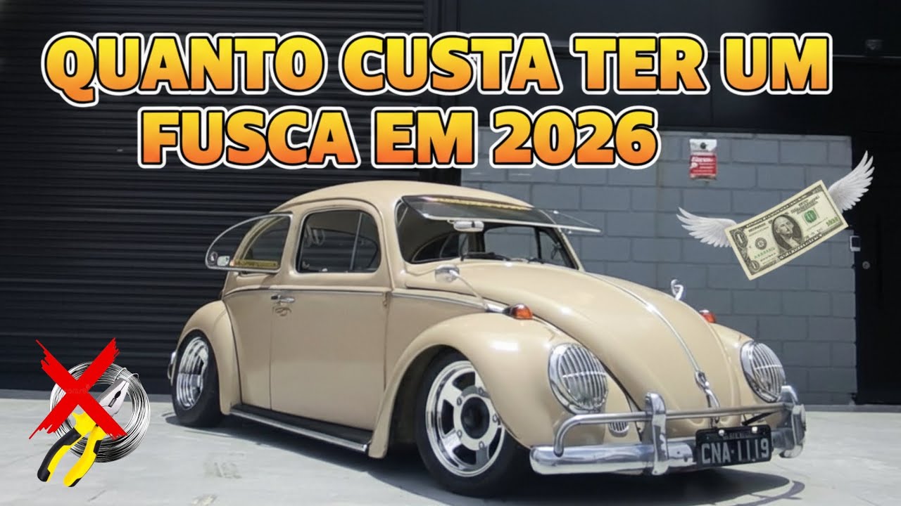 Quanto custa ter um Fusca em 2026