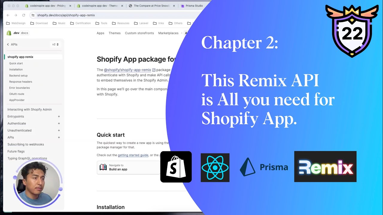 22 - This Remix API is all you need for Shopify app