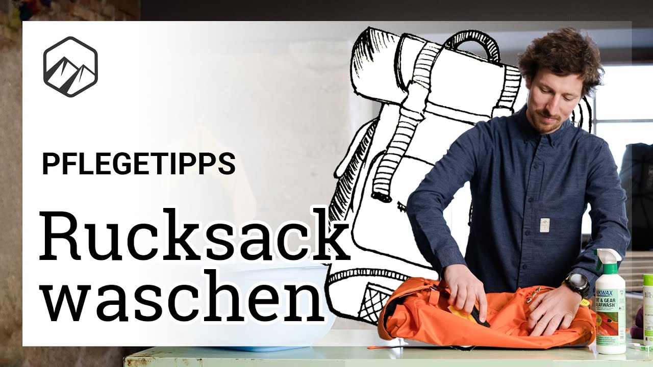 Rucksack waschen in 5 einfachen Schritten | Bergzeit