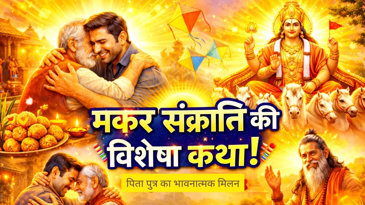 मकर संक्रांति: अहंकार तोड़कर पिता-पुत्र को मिलाया सूर्य भगवान ने | Makar Sankranti Katha
