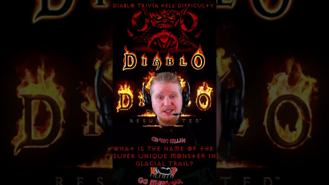 Diablo Trivia Game (Hell Difficulty Round 1)