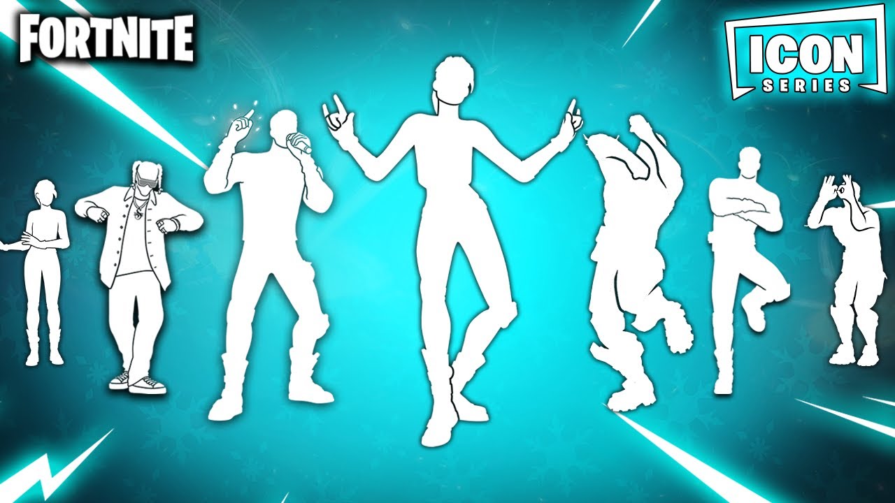 ALL ICON SERIES DANCES & EMOTES IN FORTNITE