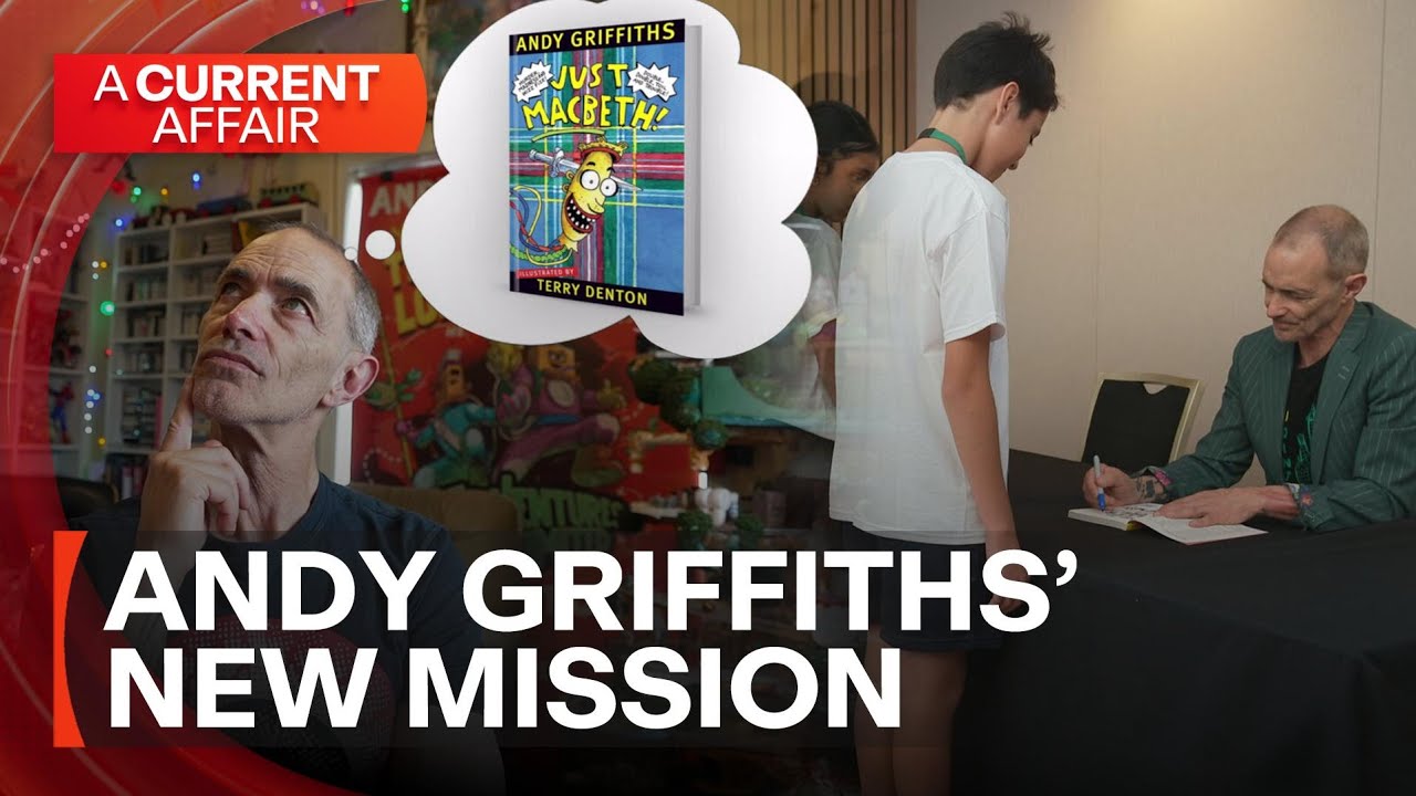 What is Andy Griffiths' new mission? | A Current Affair