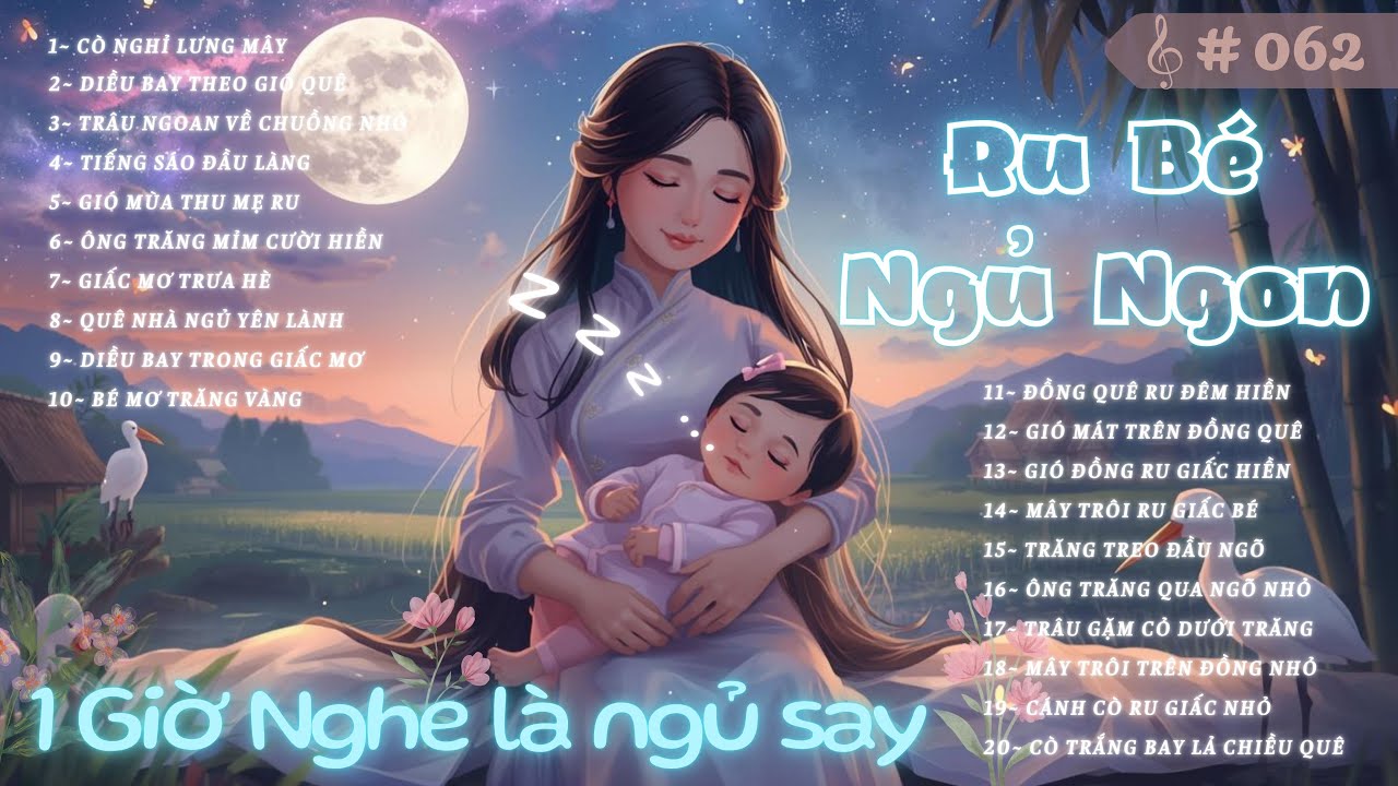🎵 Nhạc Ru Bé Ngủ Êm 🌙 20 Bài Dân Ca Nam Bộ 💖 Giấc Ngủ Ngọt Ngào 🎶