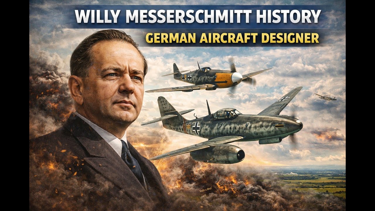Willy Messerschmitt History | Bf 109 Creator | German Aircraft Designer | Aviation Engineering