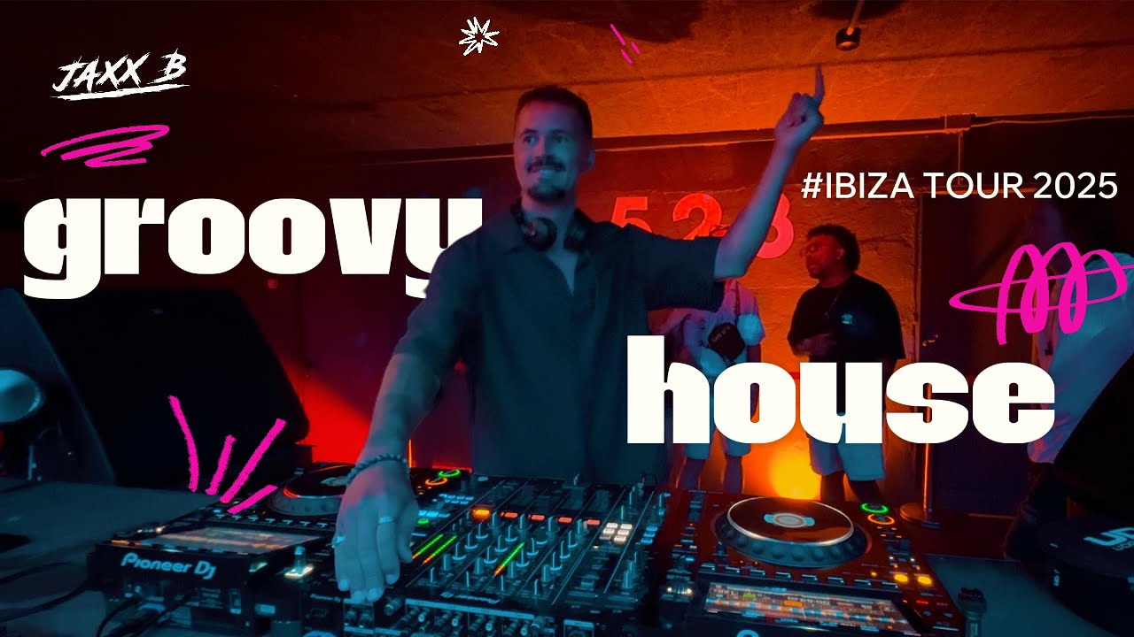 Jaxx B Live in Ibiza 🪩☀️ (House / Tech House Mix 128 bpm)