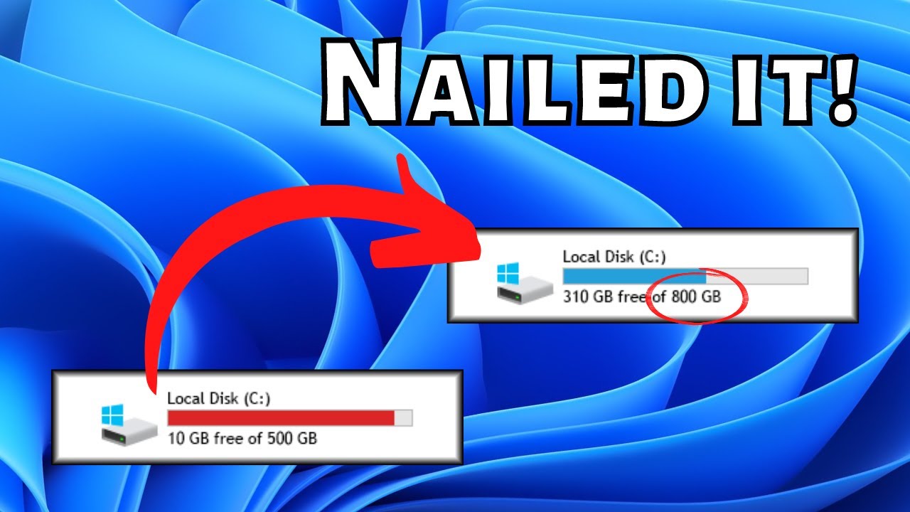 How to Extend C Drive in Windows 11 When The Extend Option is Grayed Out