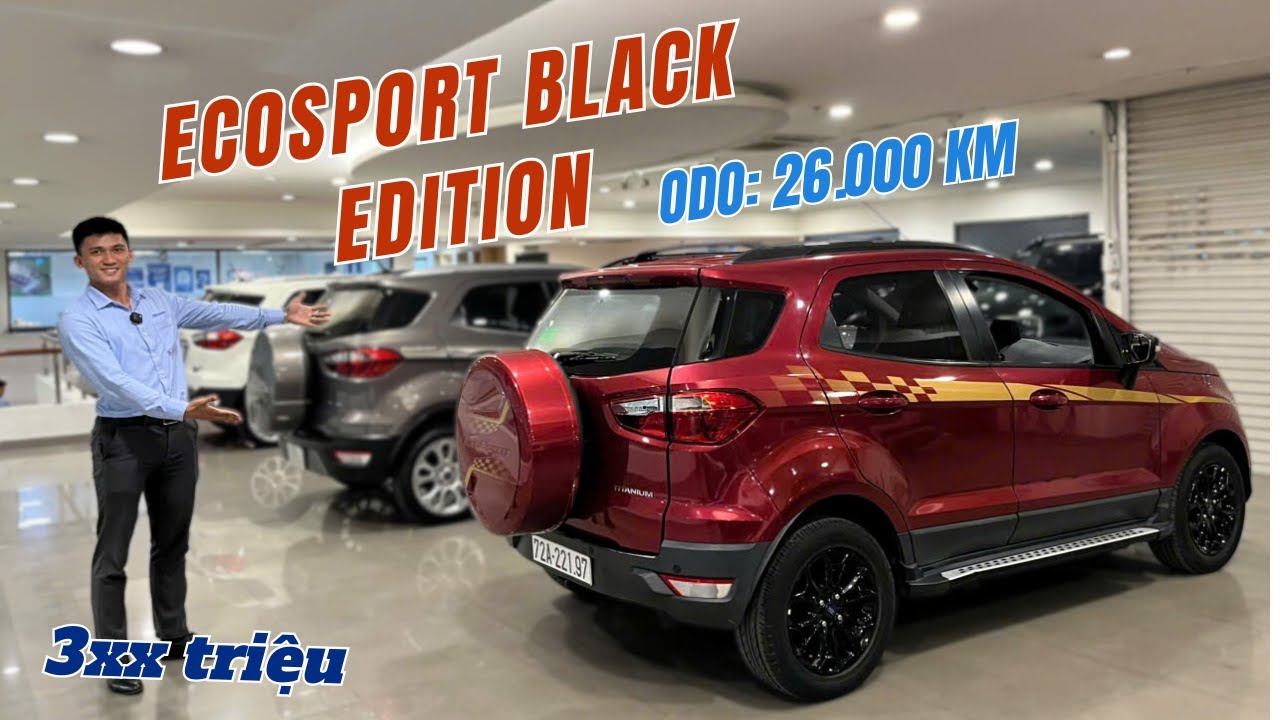 Bất ngờ xe 8 năm tuổi | Ford Ecosport Black Edition 2017 odo 26.000 Km | Bảo hành chính hãng