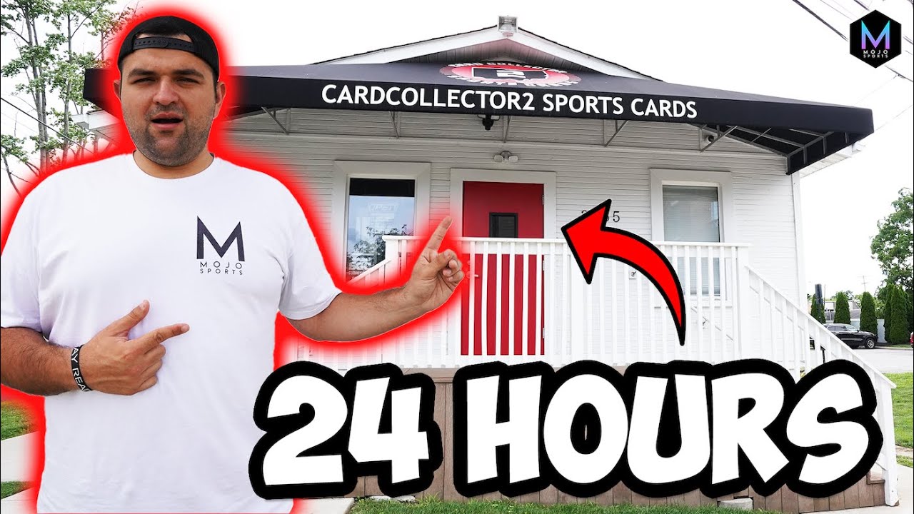 I Spent 24 Hours At @cardcollector2 MASSIVE Card Shop 🔥