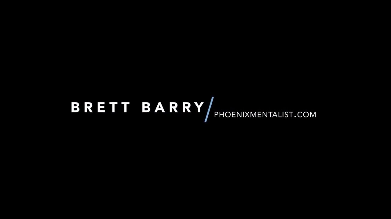 Greg Nosek Videographer - Brett Barry - The Phoenix Mentalist