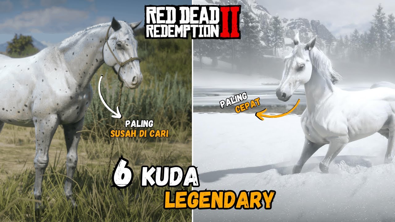6 Kuda Paling Langka di Game RDR 2 - Red Dead Redemption 2 Indonesia