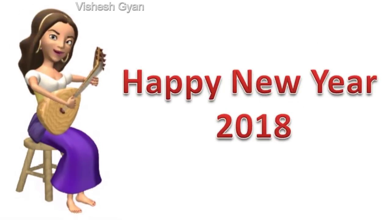 Happy #New Year 2018, Whatsapp Status video, Song, Animation, Wishes | happy new year 2018