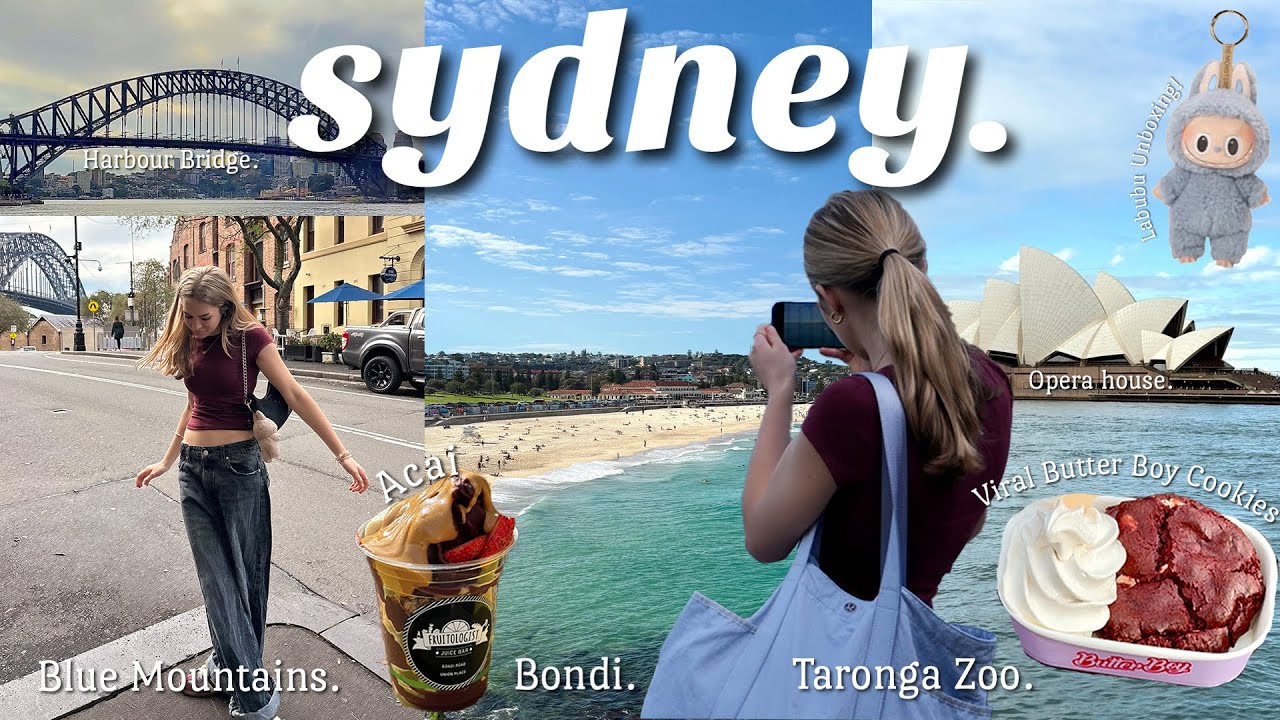 A Week In Sydney... Viral Food, Bondi, Labubu unboxing (New Fav City?!)