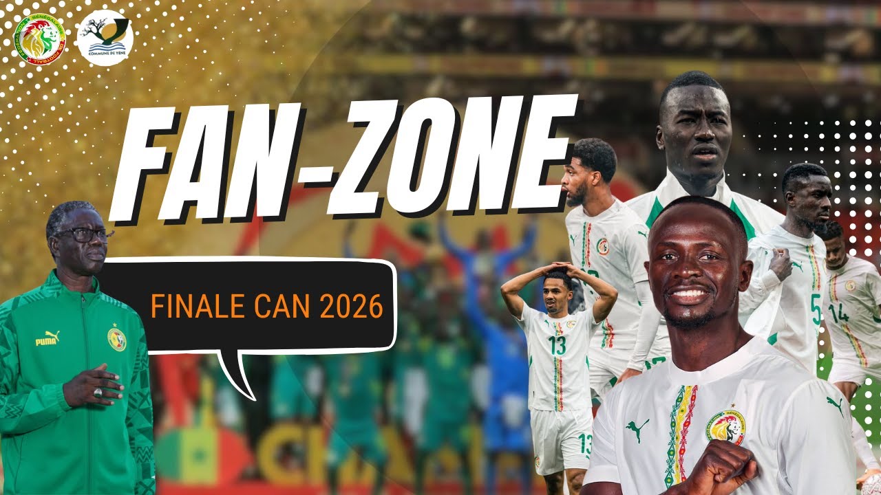 👉 Fan-zone offerte par le maire de Yène, Massamba Mbengue, pour la finale du CAN 2026.