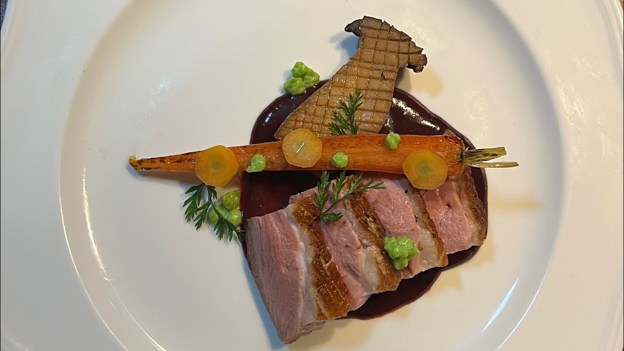 Pan Seared Duck Breast with Blackberry Sauce