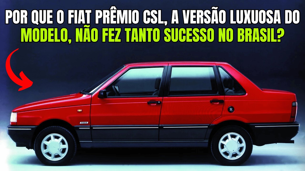 A história do Fiat Prêmio CSL: O sedã de luxo que marcou época, mas desapareceu por um fator curioso