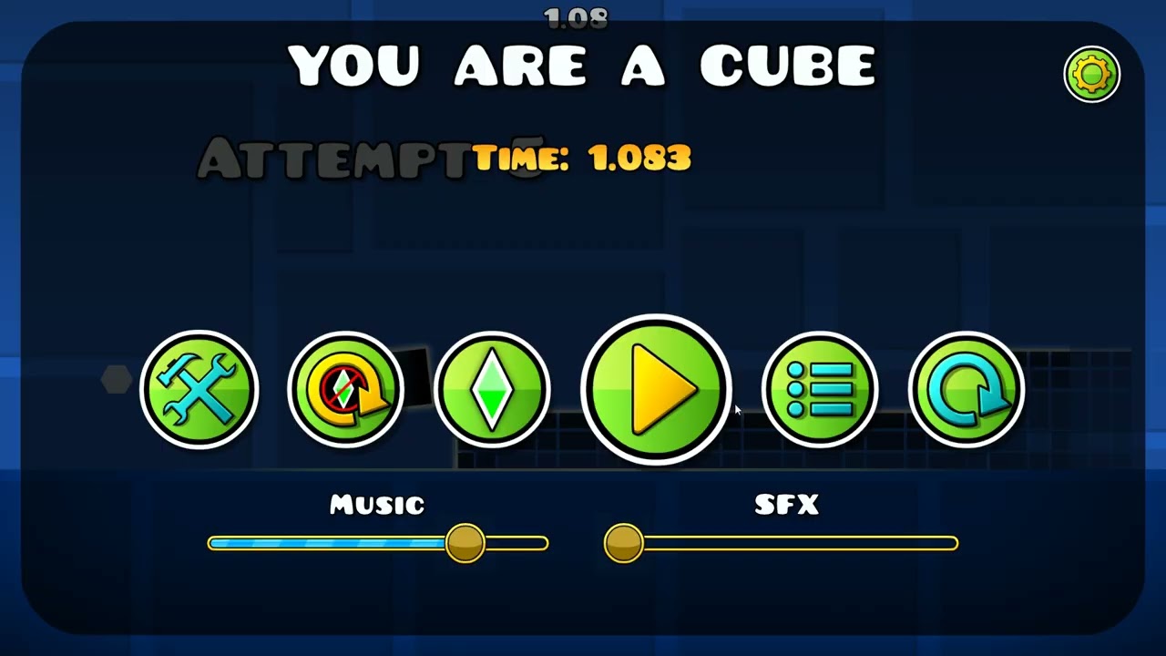 я построил уровень в gd (пж зацените)