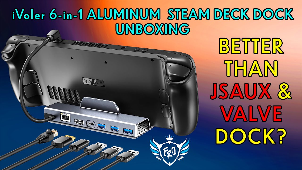 Steam Deck Dock Unboxing | iVoler 6-in-1 Aluminum 4K Dock | Better than Valve and Jsaux?