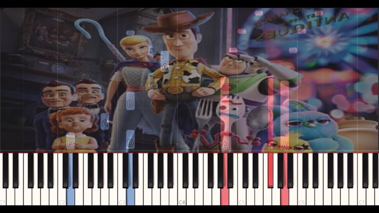 Toy Story 4 - Parting Gifts & New Horizons - Piano Tutorial (Synthesia)