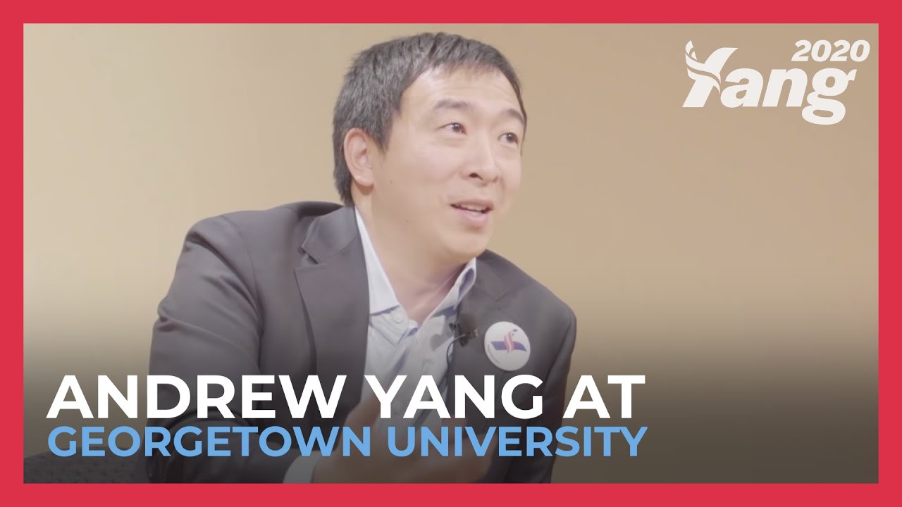Andrew Yang at Georgetown University (Full Q&A)