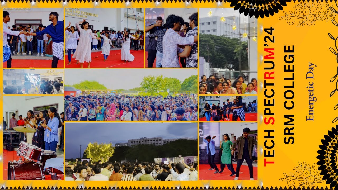 Tech Spectrum 2024: A Grand Celebration at SRM Trichy!