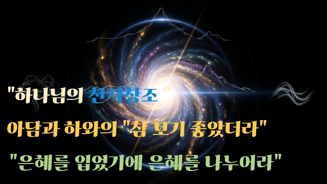 장로님이 들려주는 성경이야기 - 천지창조를 시작으로 역사하시는 하나님의 은혜를...