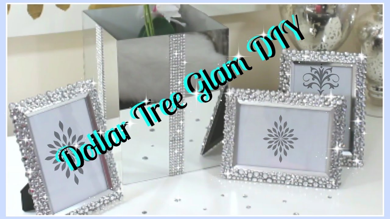 💎Dollar Tree DIY'S|| Bling Vase & Frames DIY 2017