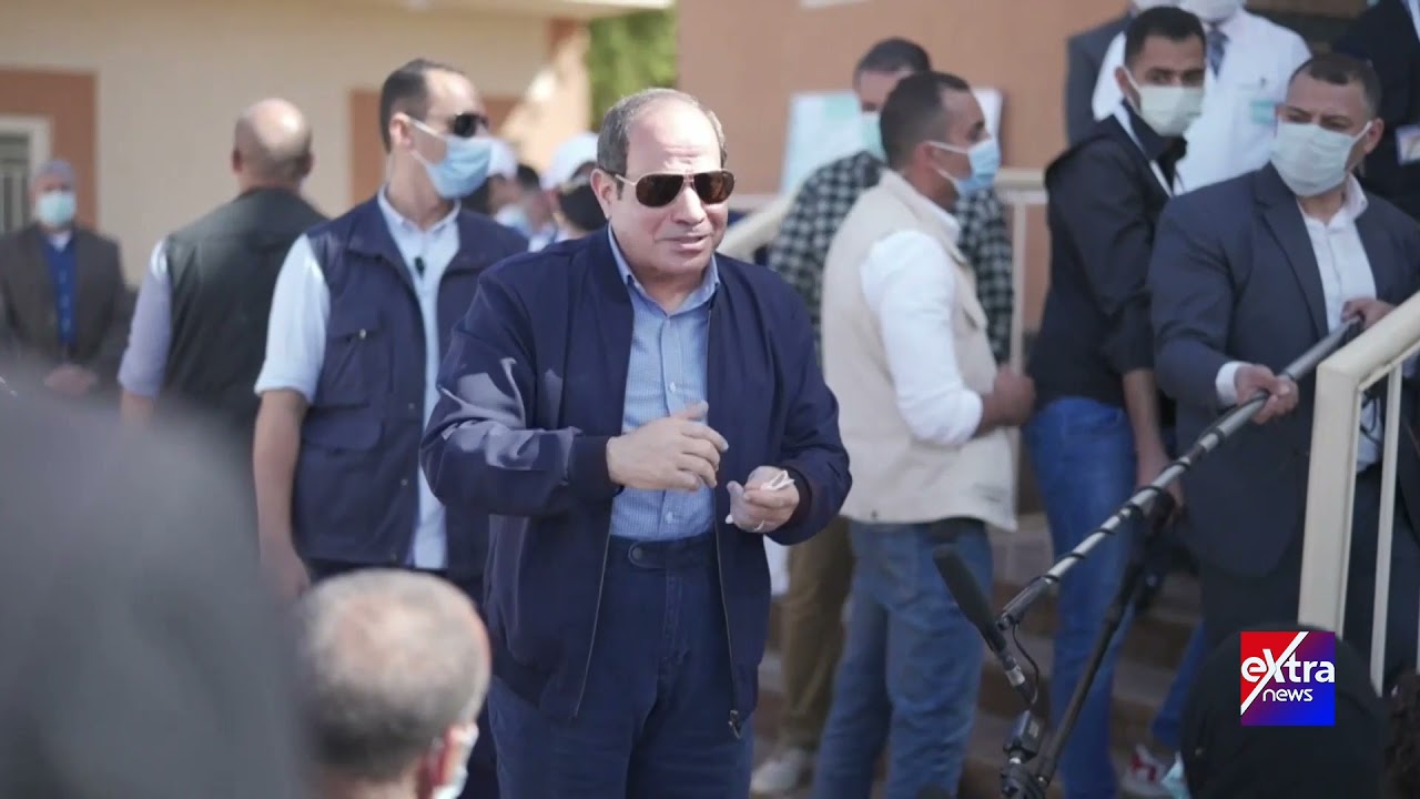 زيارة السيد الرئيس عبد الفتاح السيسي لقرية الشهامة بأسوان