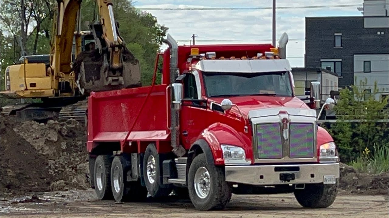 Dump Trucks Excavation ￼￼Construction Site Toronto