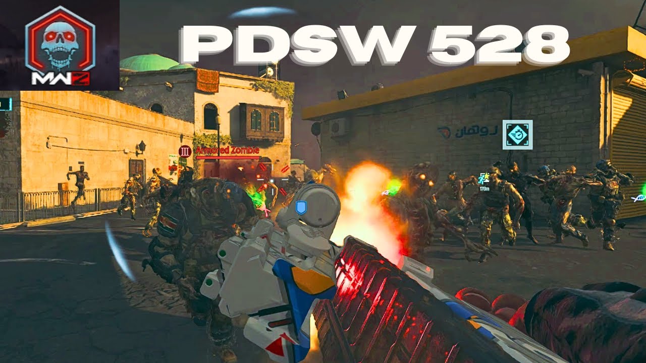 MW3 ZOMBIES SOLO : PDSW 528 or P90 in RED ZONE. (No Commentary)