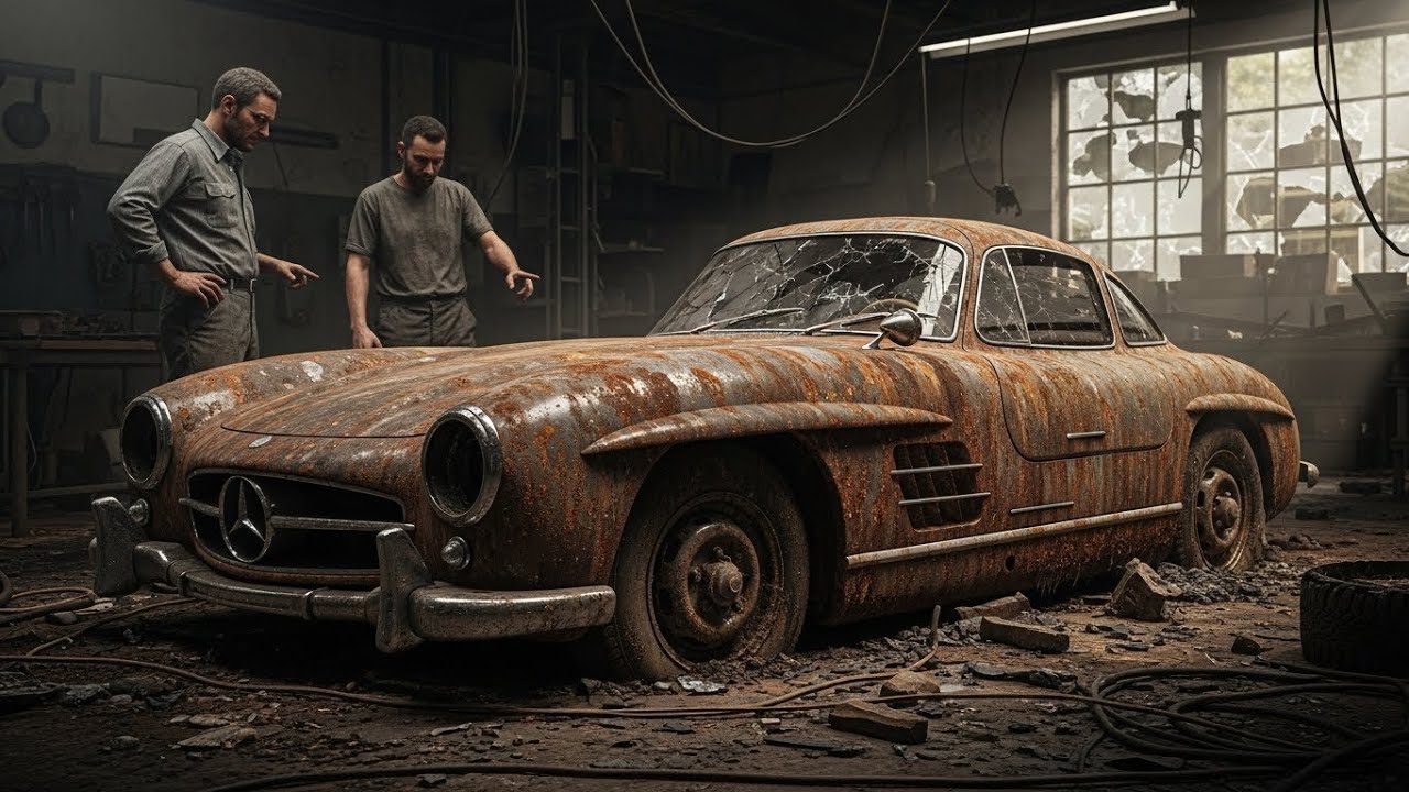 ASMR Full Car Restoration | From Abandoned Mercedes-Benz 300SL Gullwing to Factory New