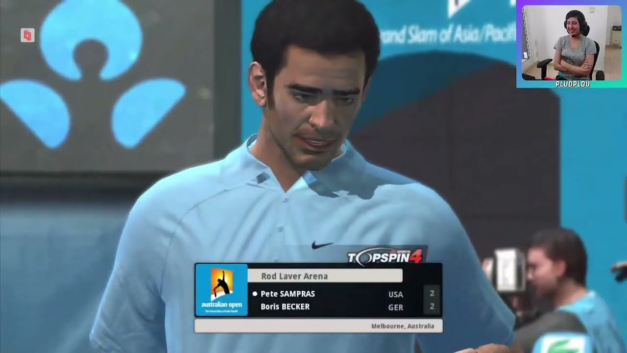 &iexcl;Mi HERMANO vs. mi NOVIO! 🎾 (aka. Becker vs. Sampras) | Top Spin 4
