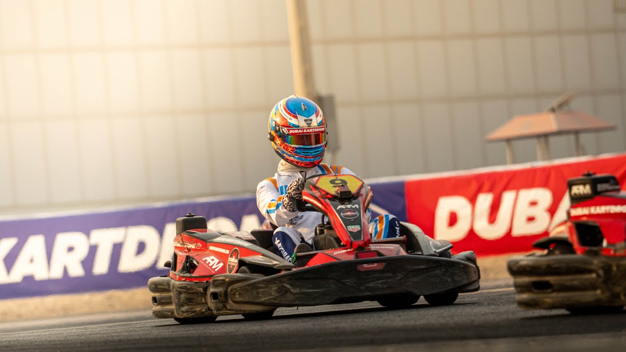 Dubai Kartdrome Endurance Championship Round 3 2023 Team SUPERDRYVER - Le Mans Start POV