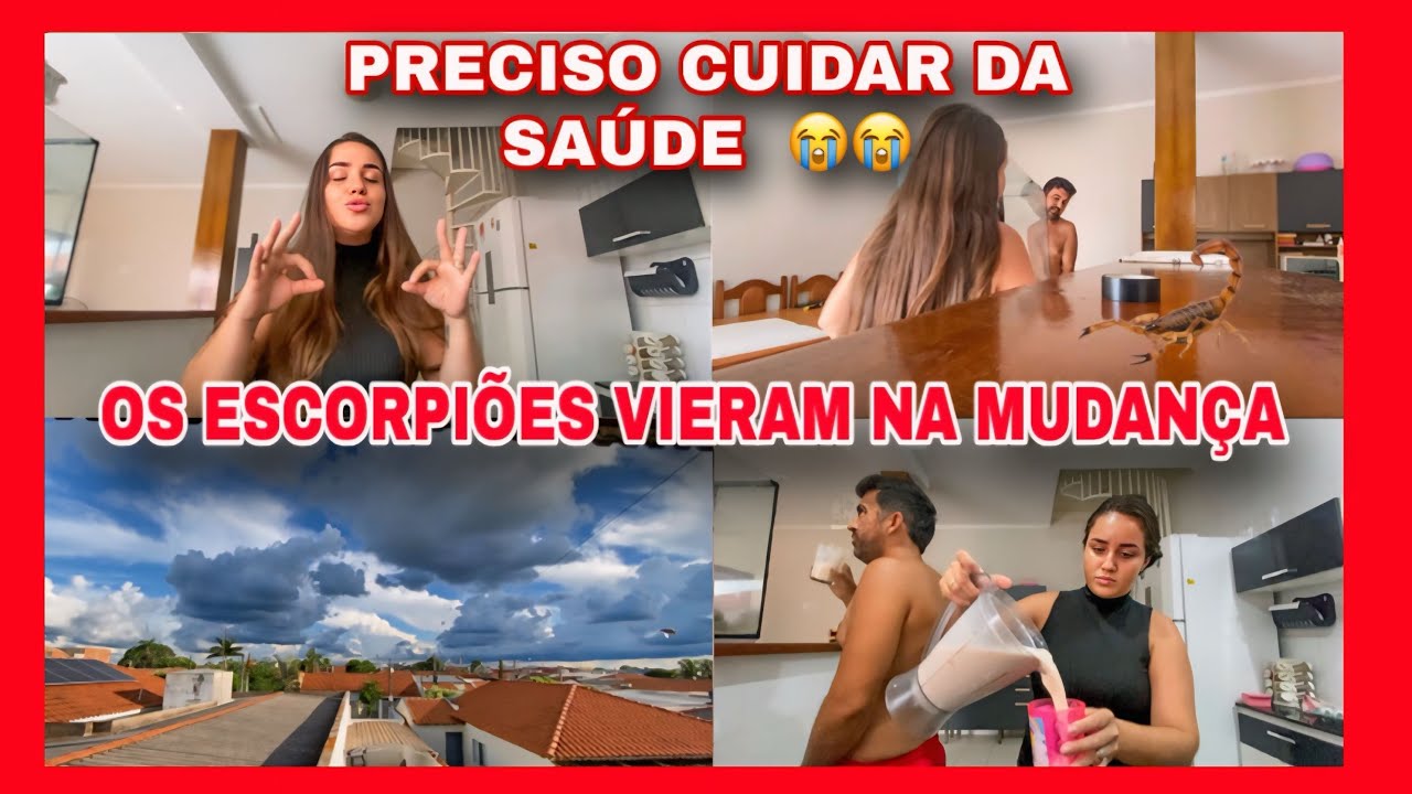 OS ESCORPIÕES VIERAM NA MUDANÇA | ESTOU COM COLESTEROL ALTO E GORDURA NO FÍGADO 😭😭 #vlog #viral 