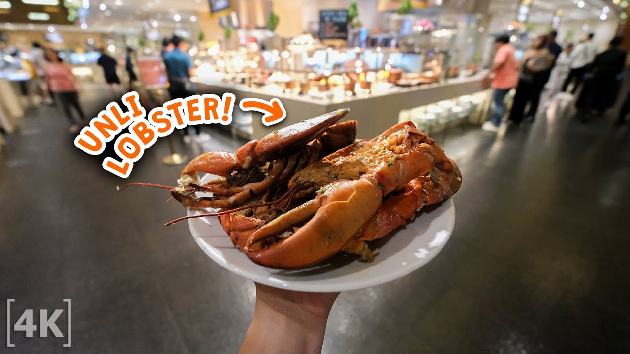 Trying the Best UNLIMTED LOBSTER Restaurant in Manila! SOLAIRE FRESH, Philippines! | EATS A TRIP