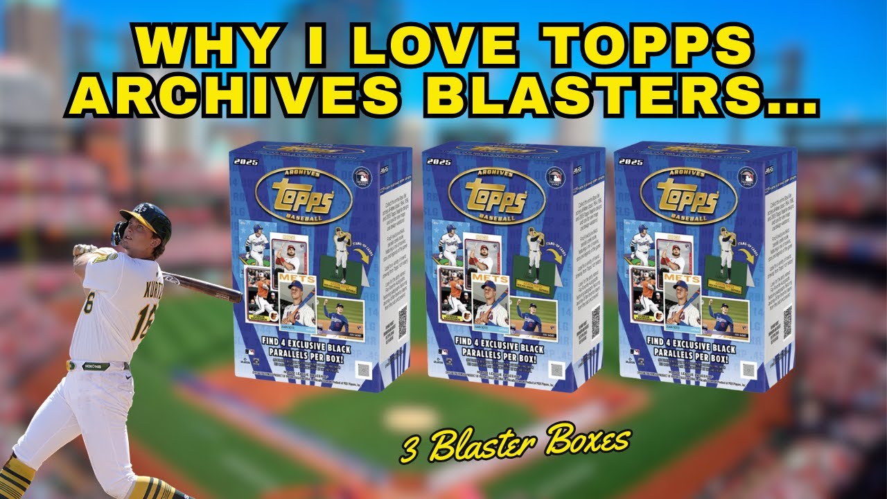 3 Topps Archives Blasters RIP – Black Parallels Everywhere! Any Autos?