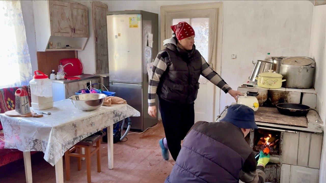 New life of a grandfather's house in the Carpathians🏔️a pizza recipe that unites