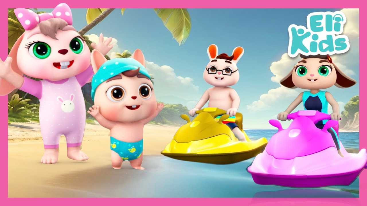 Family Beach Day | Eli Kids Compilations