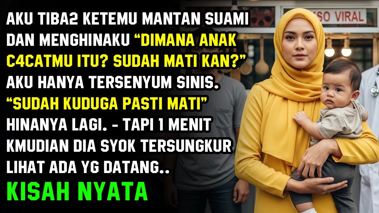 “ANAK CACATMU SUDAH MATI KAN?” TERIAK MANTAN SUAMI MENGHINAKU, DIA SYOK SAAT LIHAT SIAPA YG DATANG..