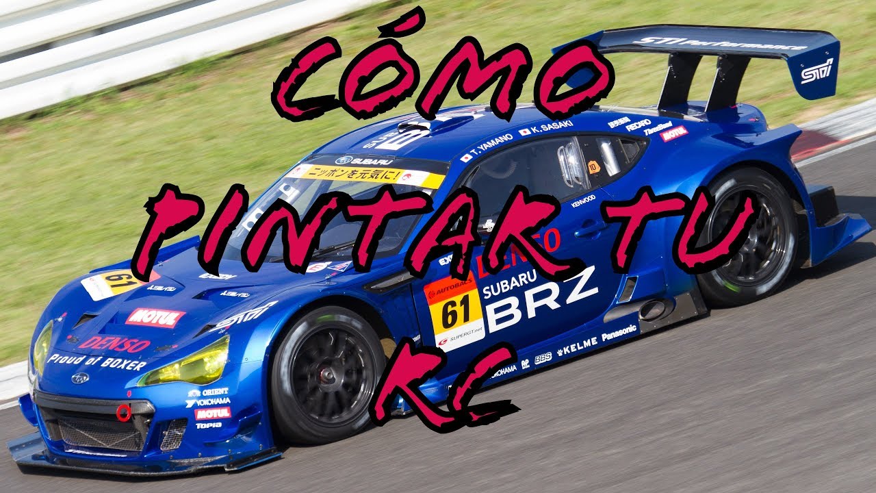 Cómo PINTAR tu coche radiocontrol - Subaru BRZ R&D SPORT Tamiya TT02