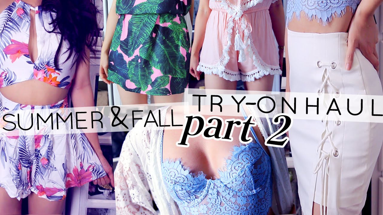 SUMMER / FALL TRY-ON HAUL | HOT AF Dresses, Rompers & more // lilisimply