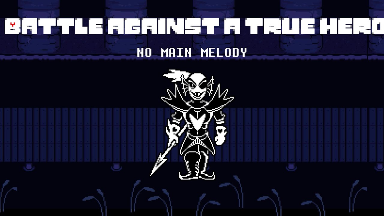 Battle Against a True Hero but without the Main Melody