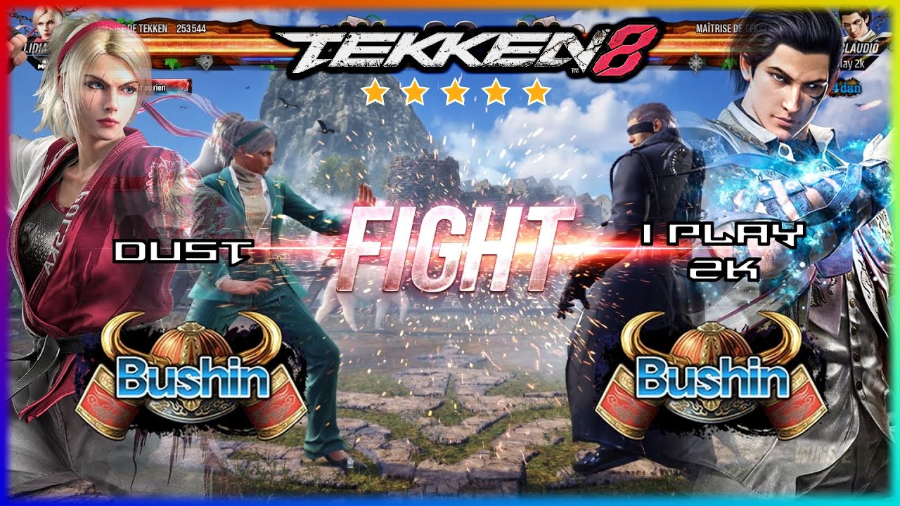 TEKKEN 8 Replays Stars - LIDIA ( Bushin ) VS CLAUDIO ( Bushin ) High Level Gameplay