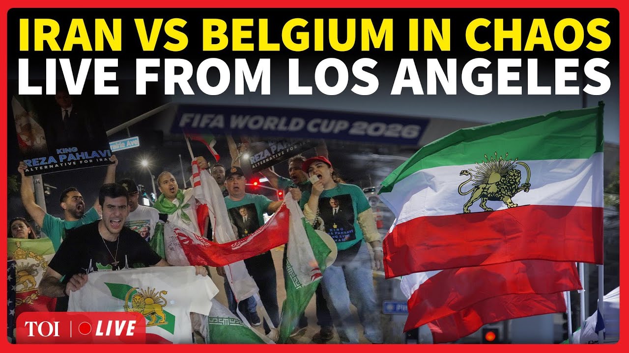 LIVE | DRAMATIC Protest As Thousands Of Iranian-Americans Revolt | Iran Vs Belgium FIFA World Cup