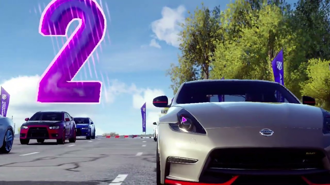 Playing Asphalt legends for the first time.