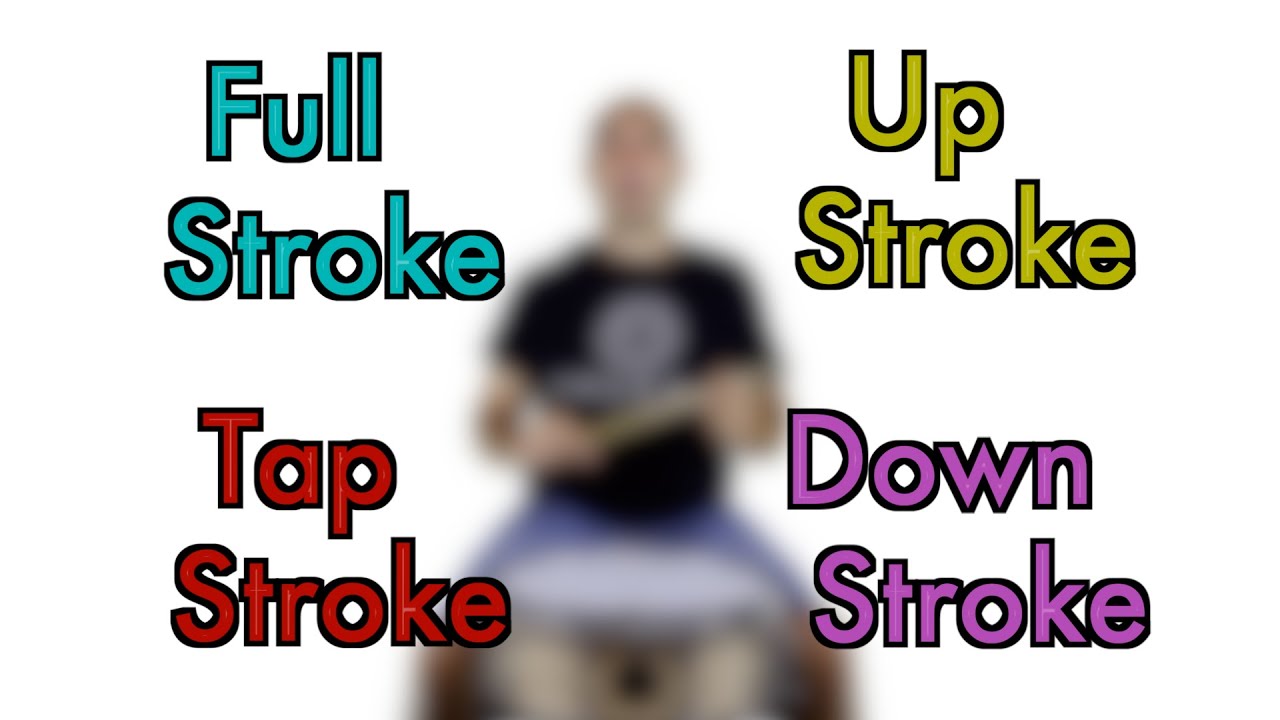 Full Stroke - Down Stroke - Tap Stroke - Up Stroke