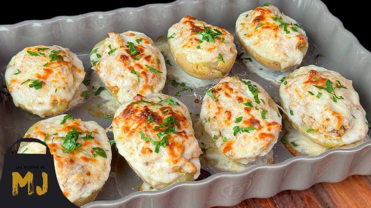 Patatas rellenas de carne